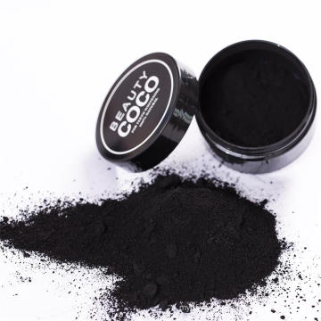 Coconut shell charcoal bleaching powder for teeth whitening